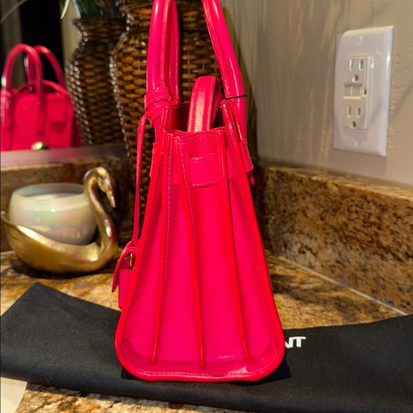 Saint Laurent YSL Hot Pink Leather
Nano Sac De Jour - Picture 9 of 16